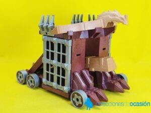 Playmobil Catapulta medieval con armero y jaula para prisioneros