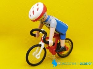 Playmobil Ciclista con bici roja