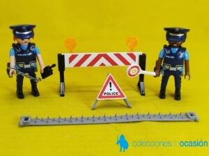Playmobil Control de policía con señalización