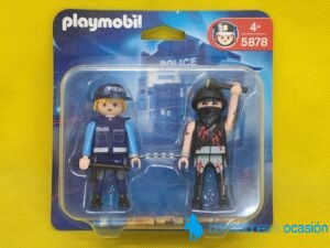 Playmobil Duo pack Policía con ladrón REF 5878 Edición Alemana