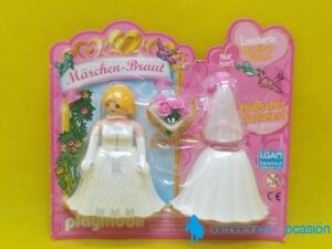 Playmobil Novia con vestido blanco y ramo de flores