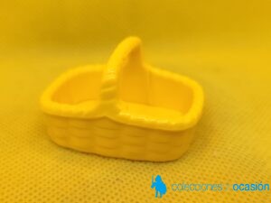 Playmobil Canasta amarilla de mimbre, cesta con asa