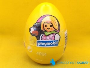 Playmobil Huevo amarillo con Chica con perro REF 4924.