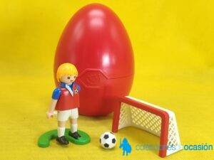 Playmobil Huevo futbolista con portería REF 4947