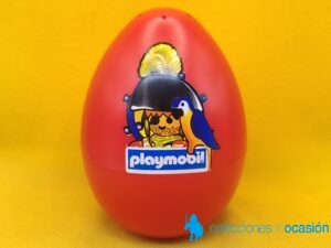 Playmobil Huevo rojo pirata con pata de palo REF 4924