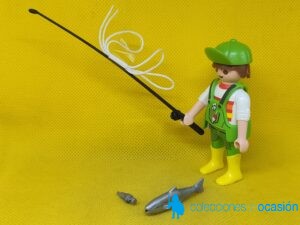 Playmobil Pescador con caña y pescado