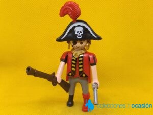 Playmobil Pirata con pata de palo y trabuco
