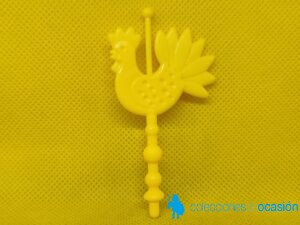 Playmobil Veleta de gallo amarillo de castillo
