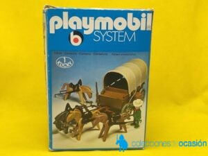 Playmobil Carreta del oeste con 4 caballos REF 3243