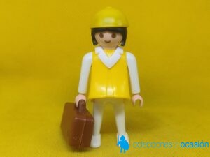 Playmobil Clack con boina y maleta, viajera