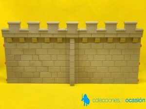 Playmobil Tramo de muralla de conexión system X, ampliación de castillo