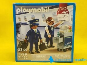Playmobil Tripulación aérea promocional Frankfurt REF 71462