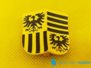 Playmobil Escudo medieval negro y amarillo