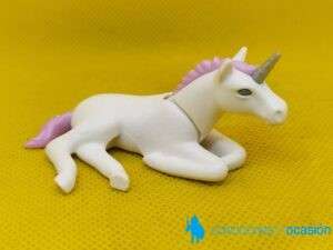 Playmobil Unicornio tumbado, animal mitológico